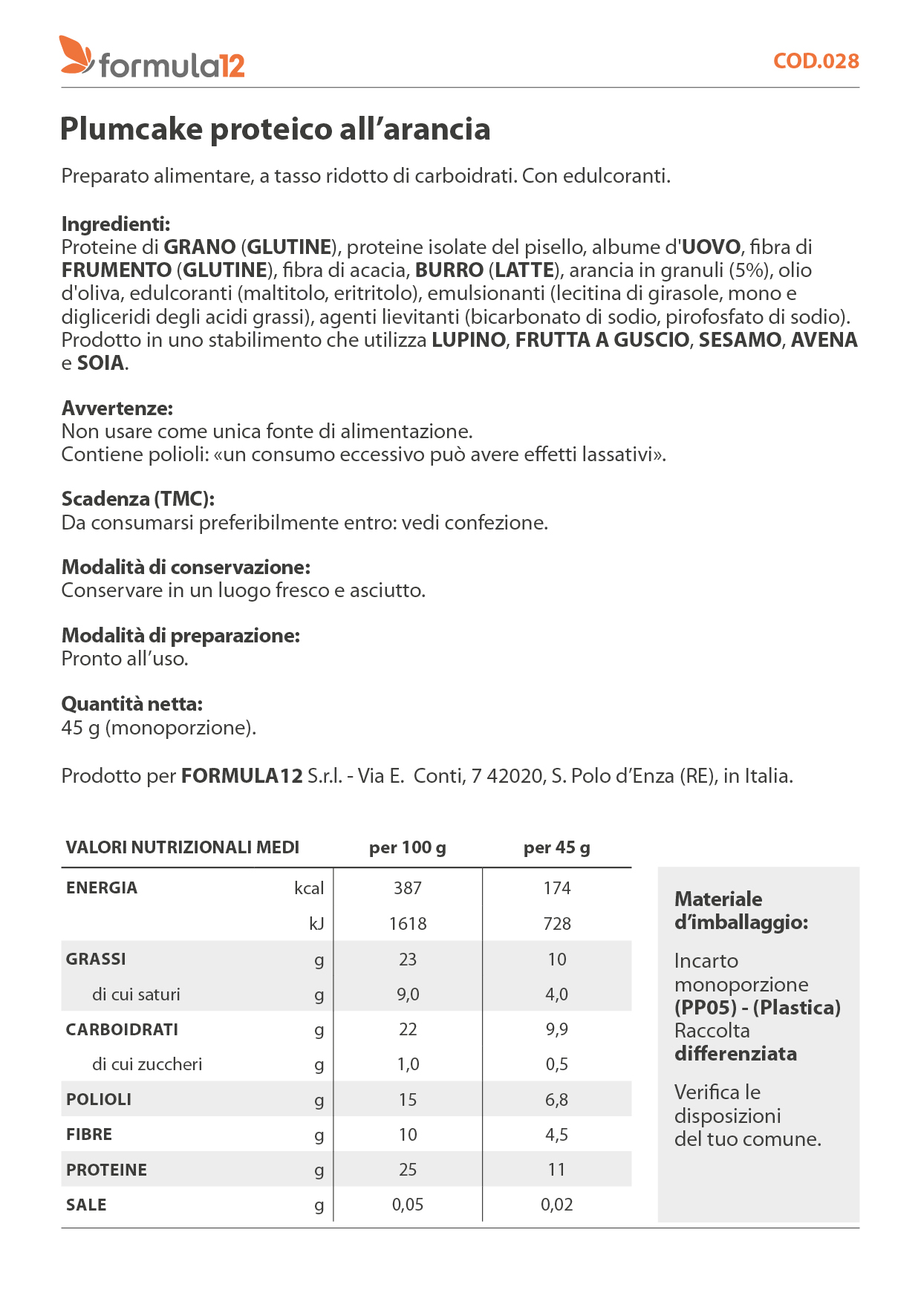 28_Plumcake proteico all'arancia 